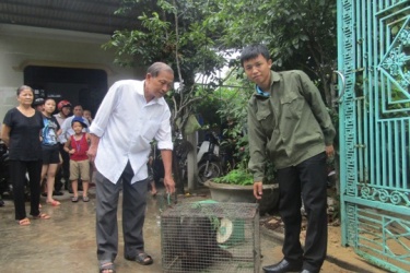 Receipt of rare wild animals to rescue